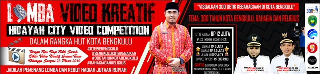 Diskominfosan Kota Bengkulu Lomba Video Kreatif Hidayah City Video Competition Diskominfosan Kota Bengkulu Lomba Video Kreatif Hidayah City Video Competition